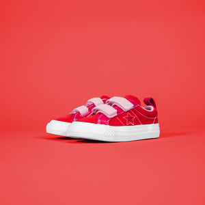 Converse One Star 2V Ox Enamel - Red / Pink Pop