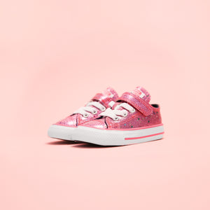 Converse Toddler Chuck Taylor All Star Galaxy Glimmer Low Top - Pink / Obsidian / White