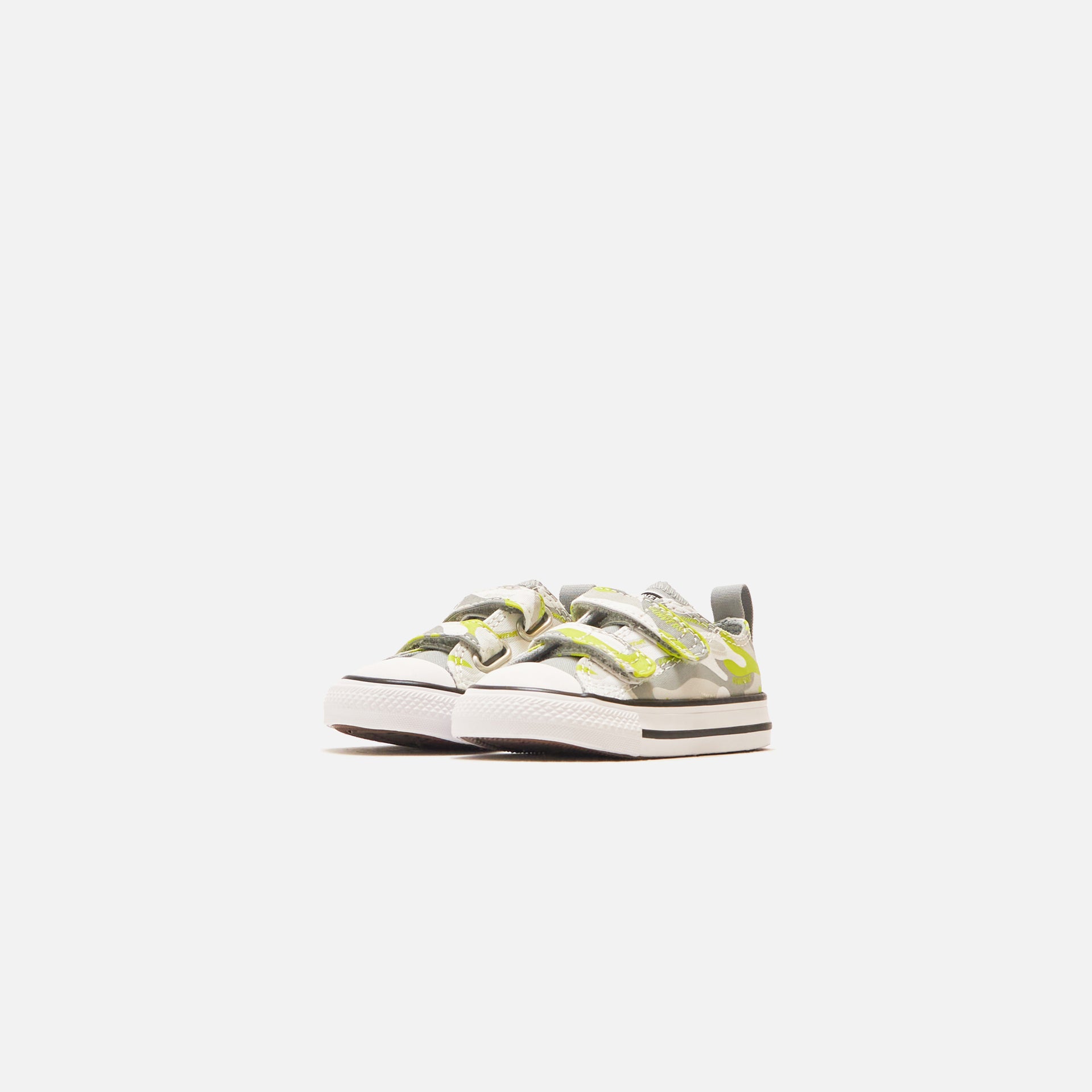 Converse Chuck Taylor All Star Toddler 2V Hybrid Camo - White / Ash Stone / Lime Twist