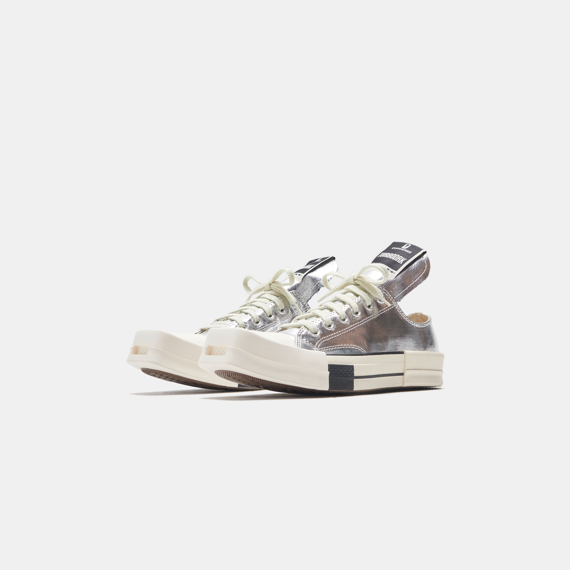 Converse x Rick Owens DRKSHDW Turbodrk Ox - Silver