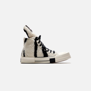 Converse x Rick Owens DRKSHDW Turbodrk Chuck 70 High - Lily White / Black