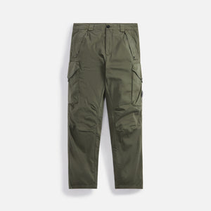 CP Company Stretch Sateen Loose Fit Cargo Pants - Green