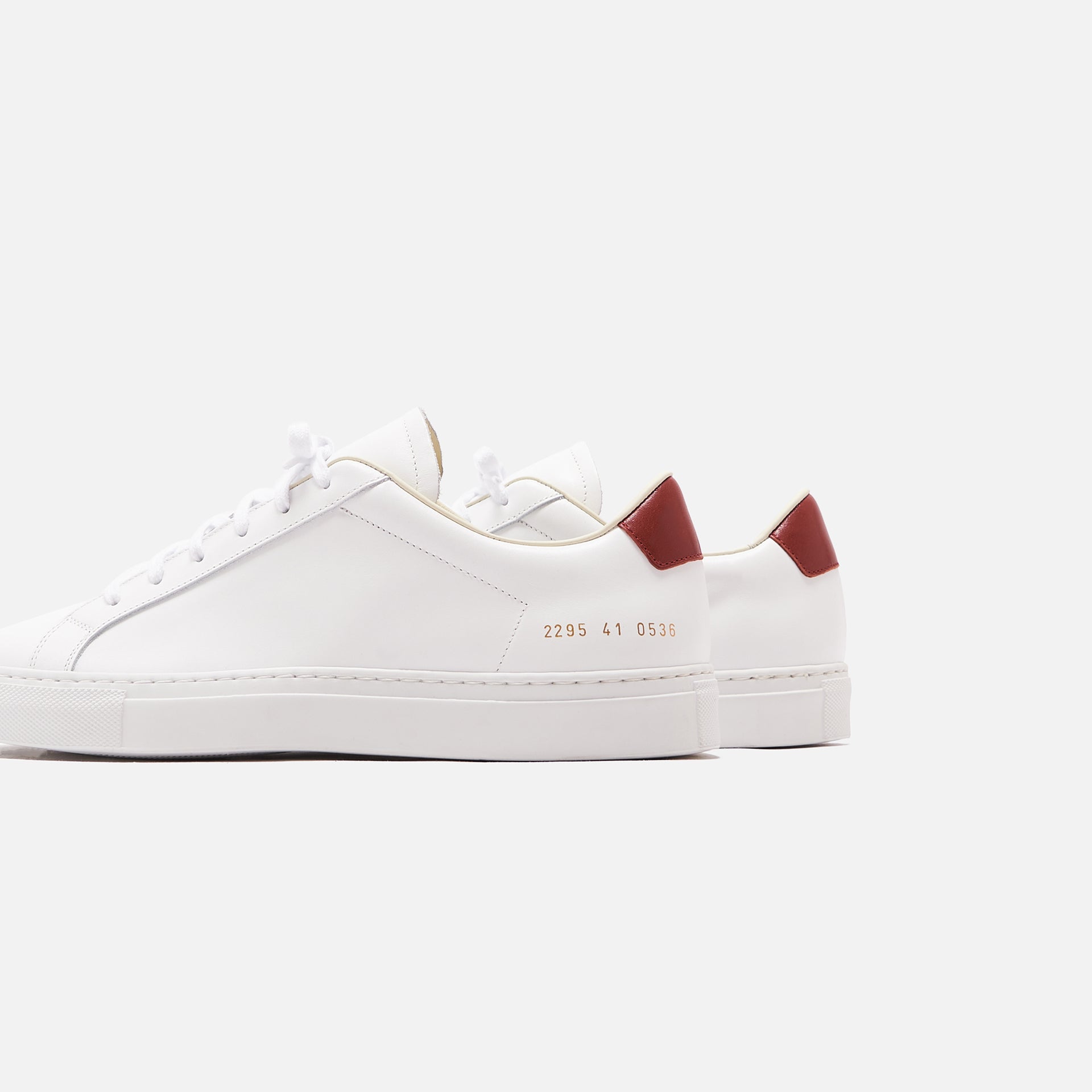 Common Projects Retro Low - White / Red