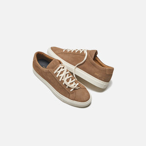 Common Projects Achilles Low Waxed Suede - Tan