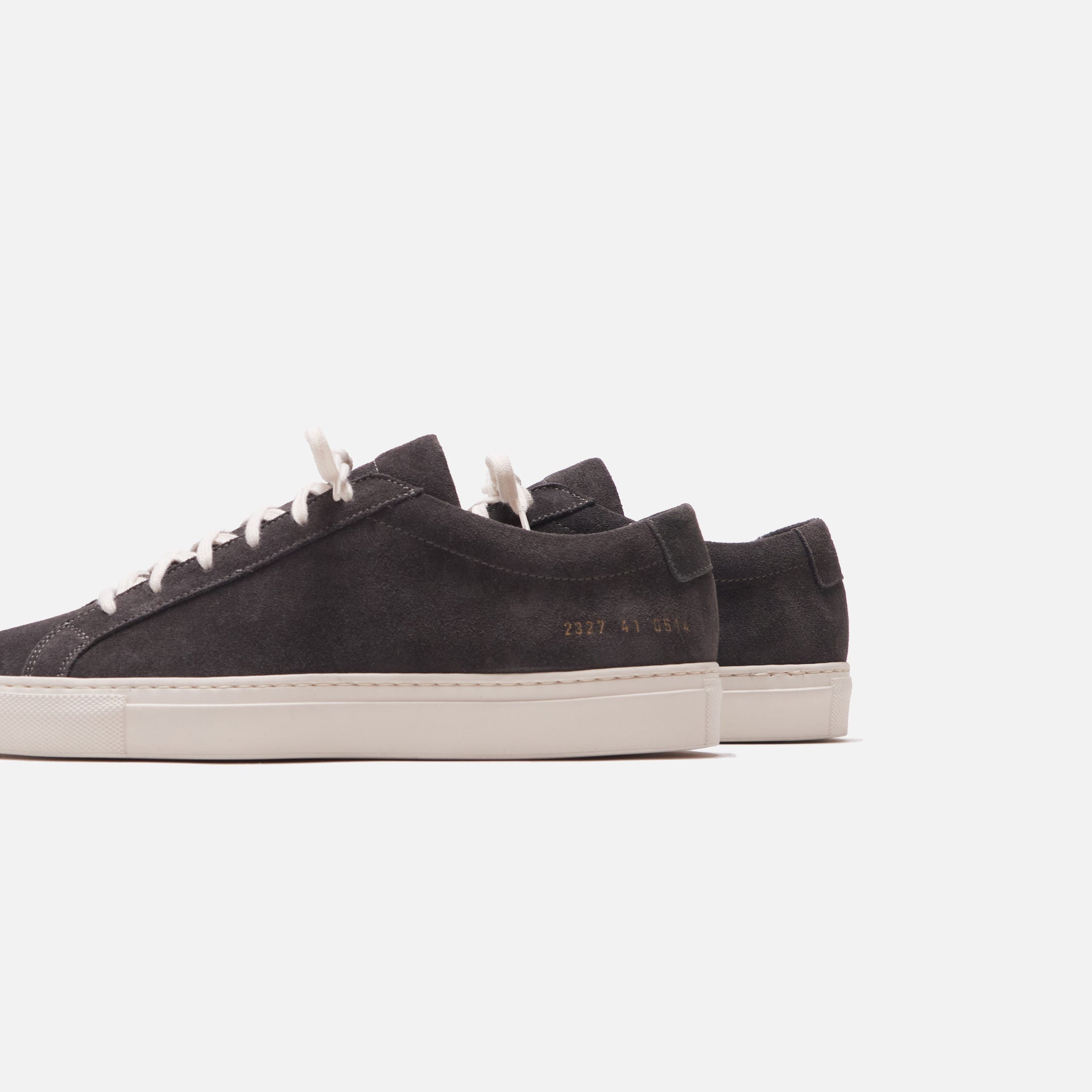 Common Projects Achilles Low Suede - Washed Black