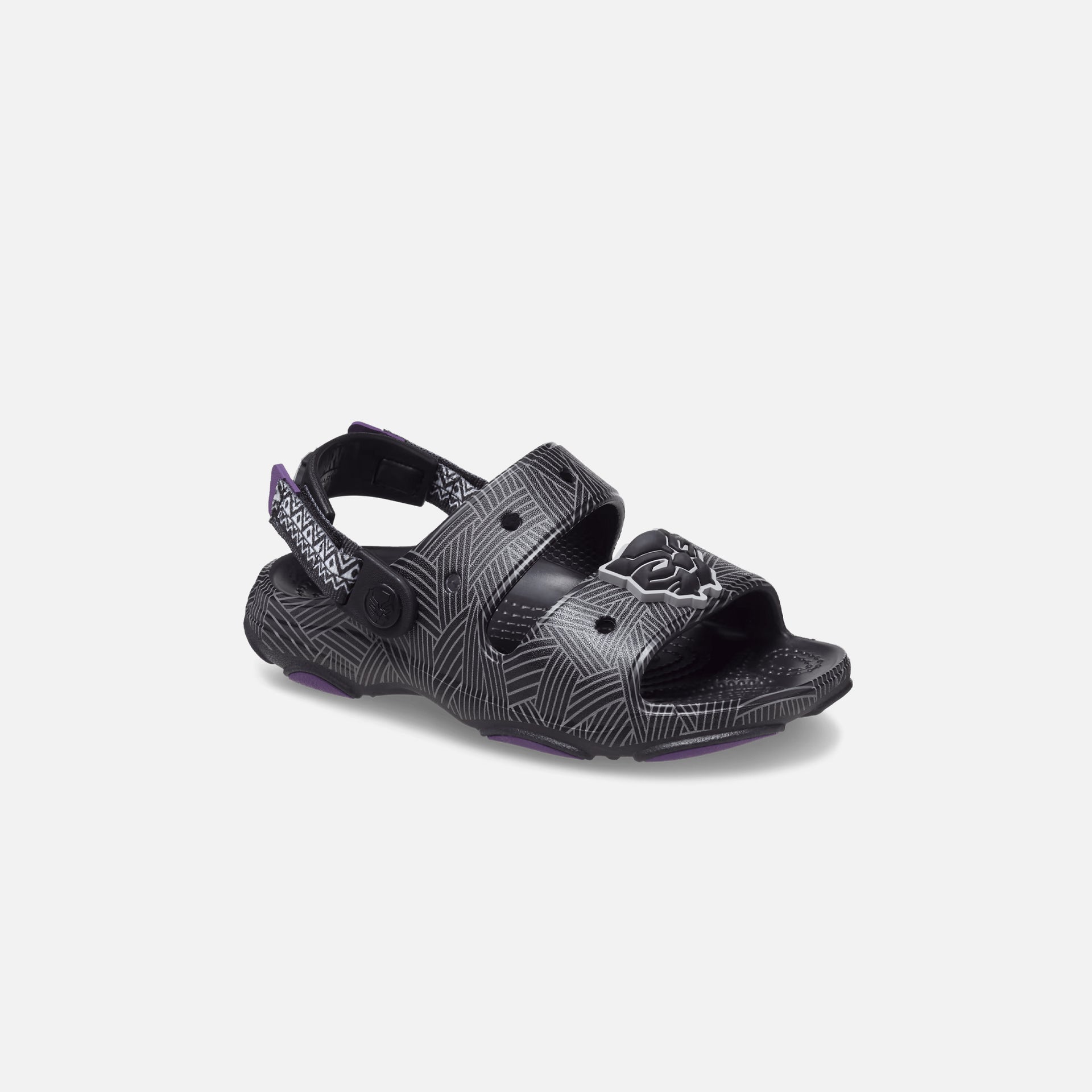 Crocs x Black Panther Kids Classic All-Terrain Sandal - Black
