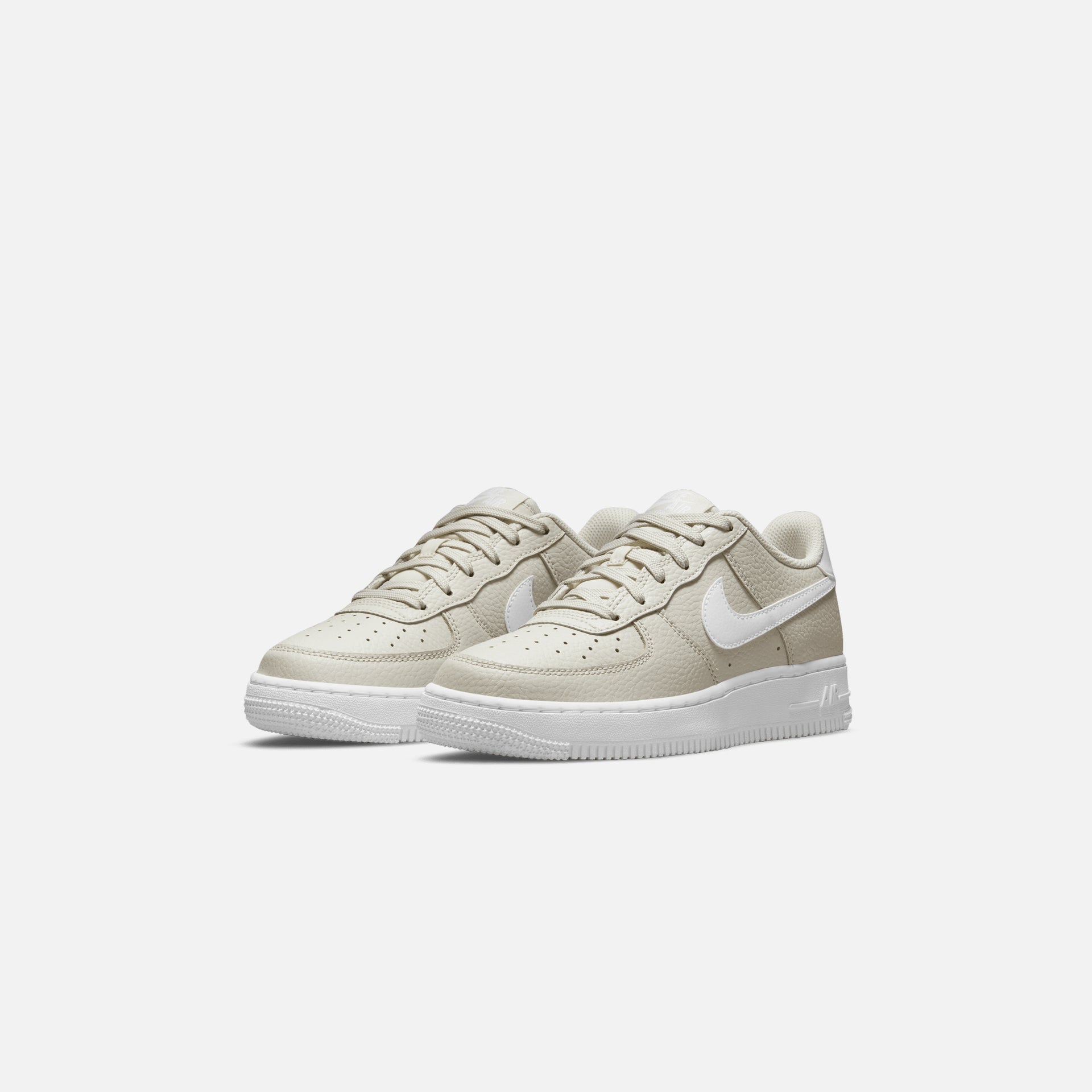 Nike Grade School Air Force 1 - Light Bone / White