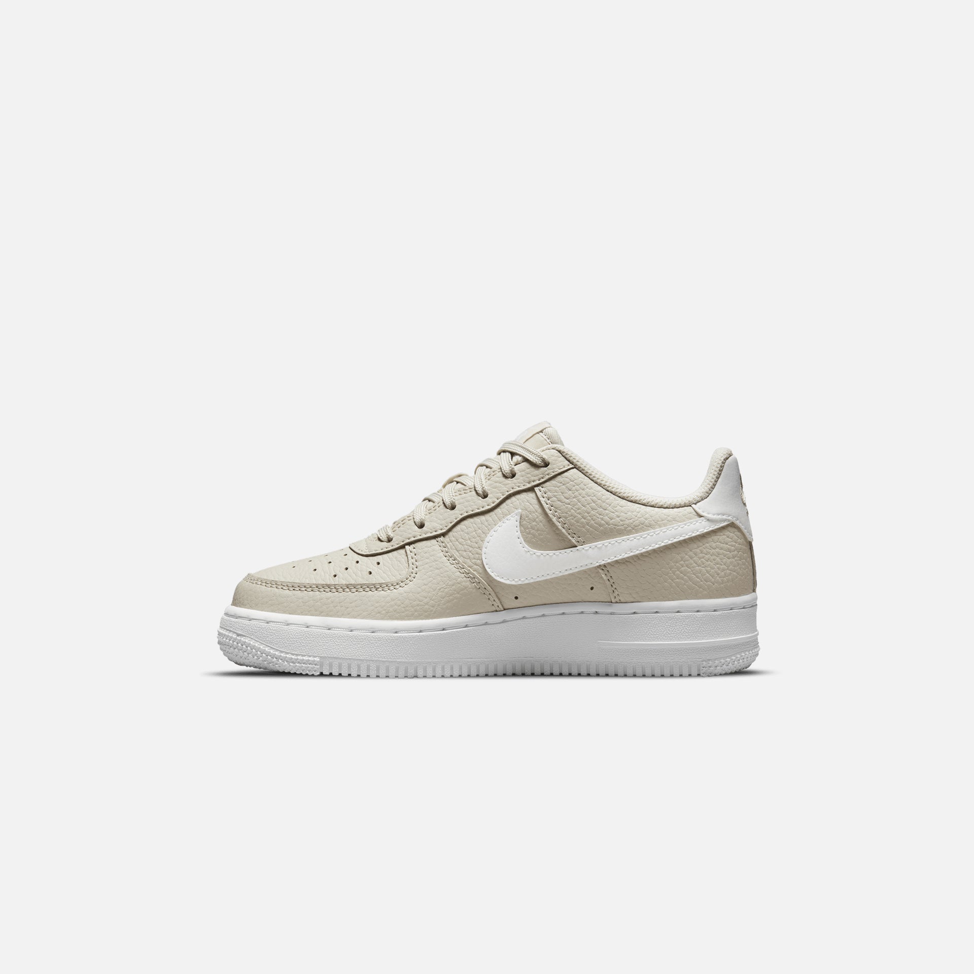 Nike Grade School Air Force 1 - Light Bone / White