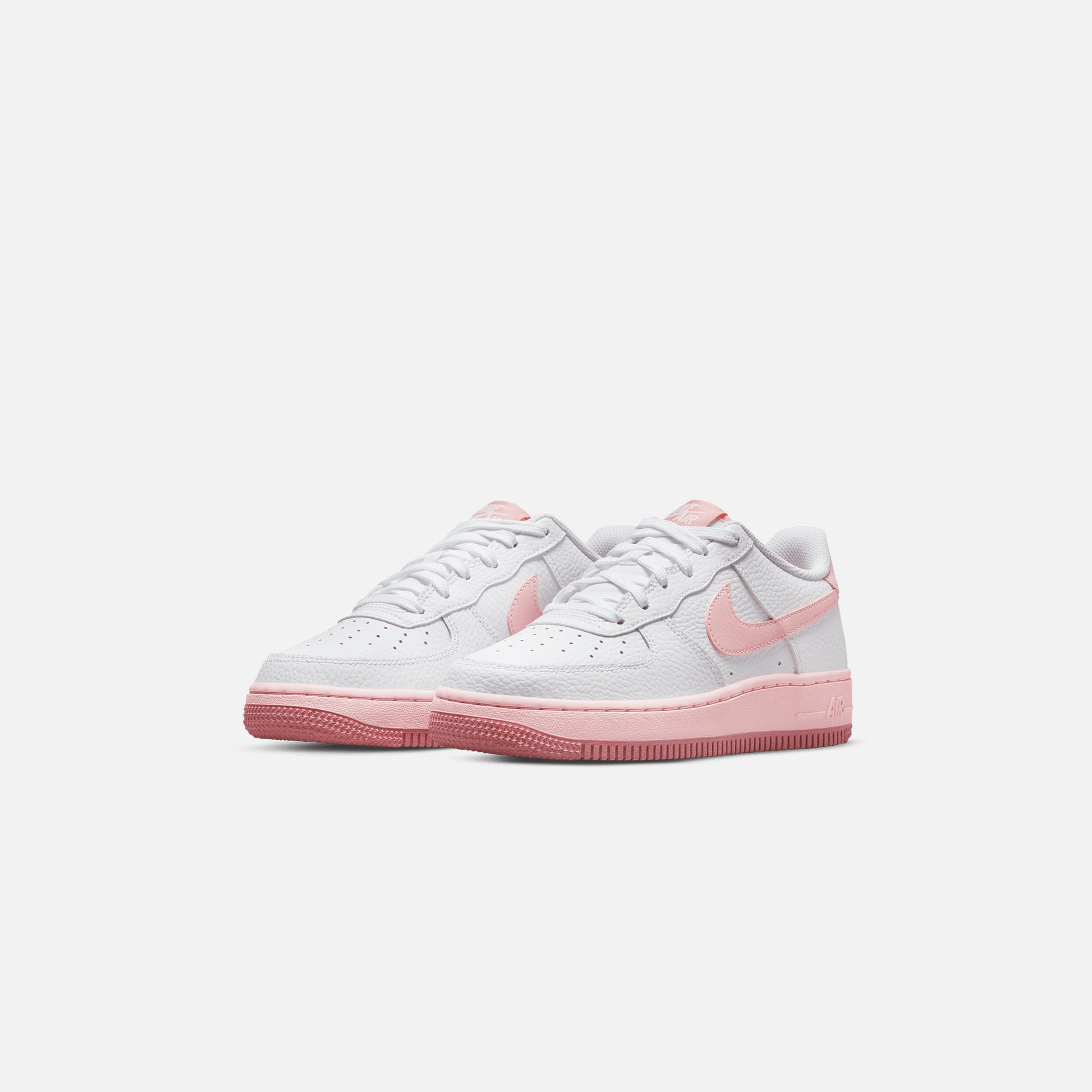 Nike Grade-School Force 1 - White / Pink Foam / Elemental Pink