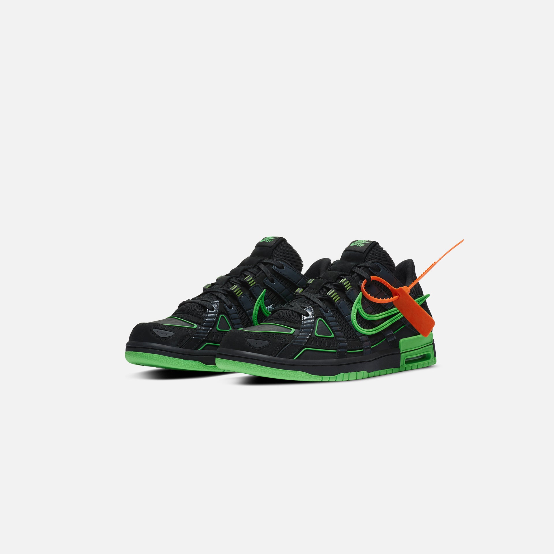 Nike x Off White Air Rubber Dunk - Green Strike / Black / White