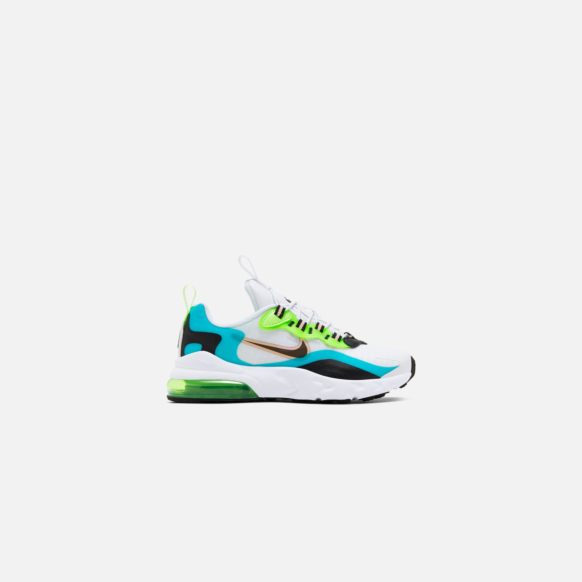 Nike Pre-School Air Max 270 React SE Oracle Aqua Ghost Green