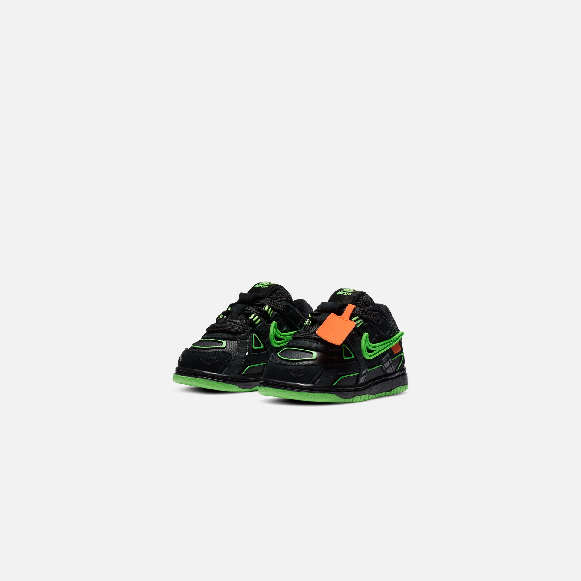 Nike x Off White Toddler Rubber Dunk - Green Strike / Black / White