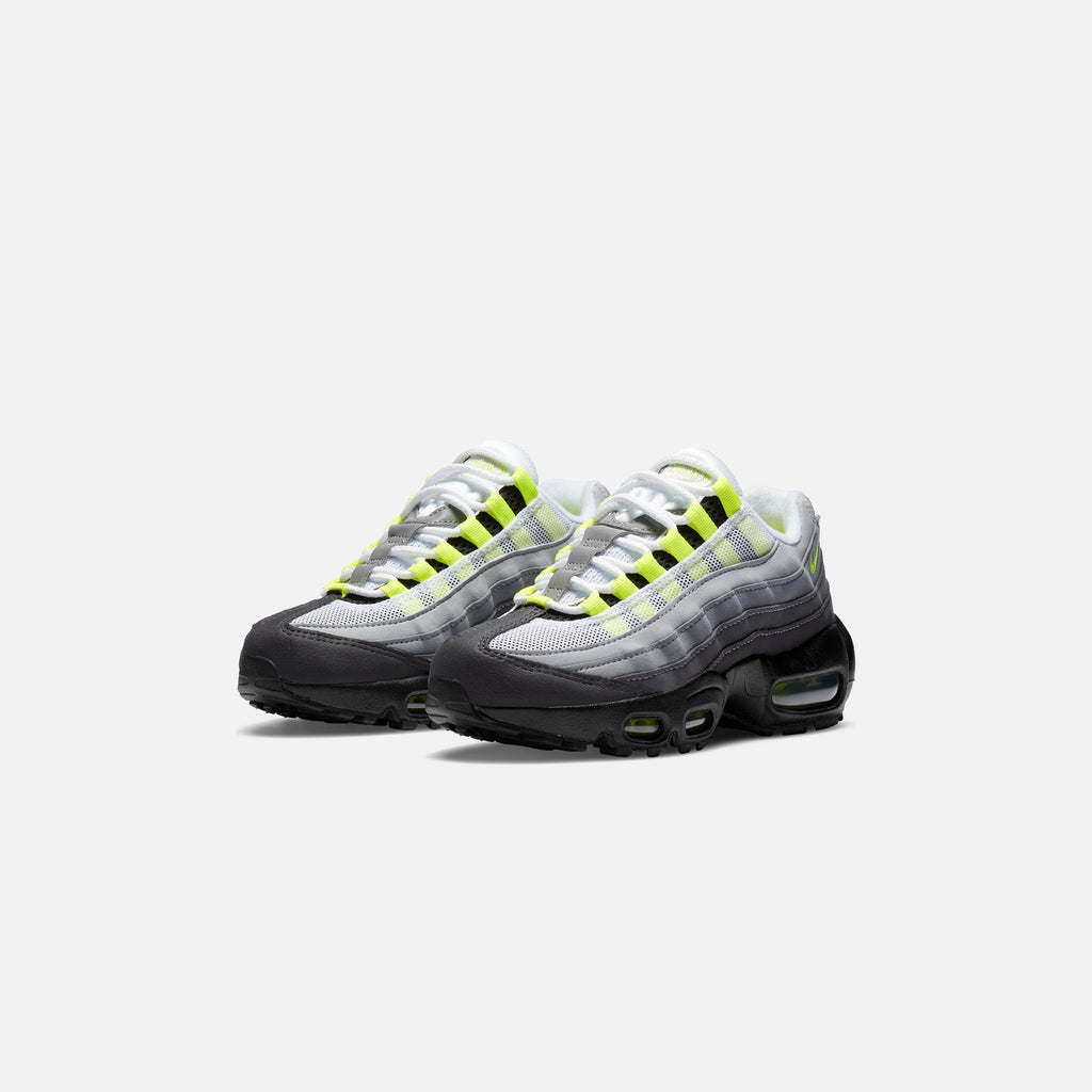 Nike Grade School Air Max 95 OG Black / Neon Yellow / Light Graphite
