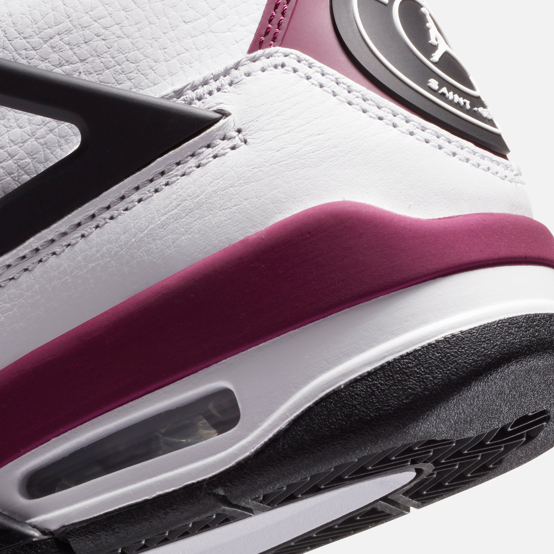 Nike Grade School Air Jordan 4 Retro PSG - White / Bordeaux / Neutral Grey / Black