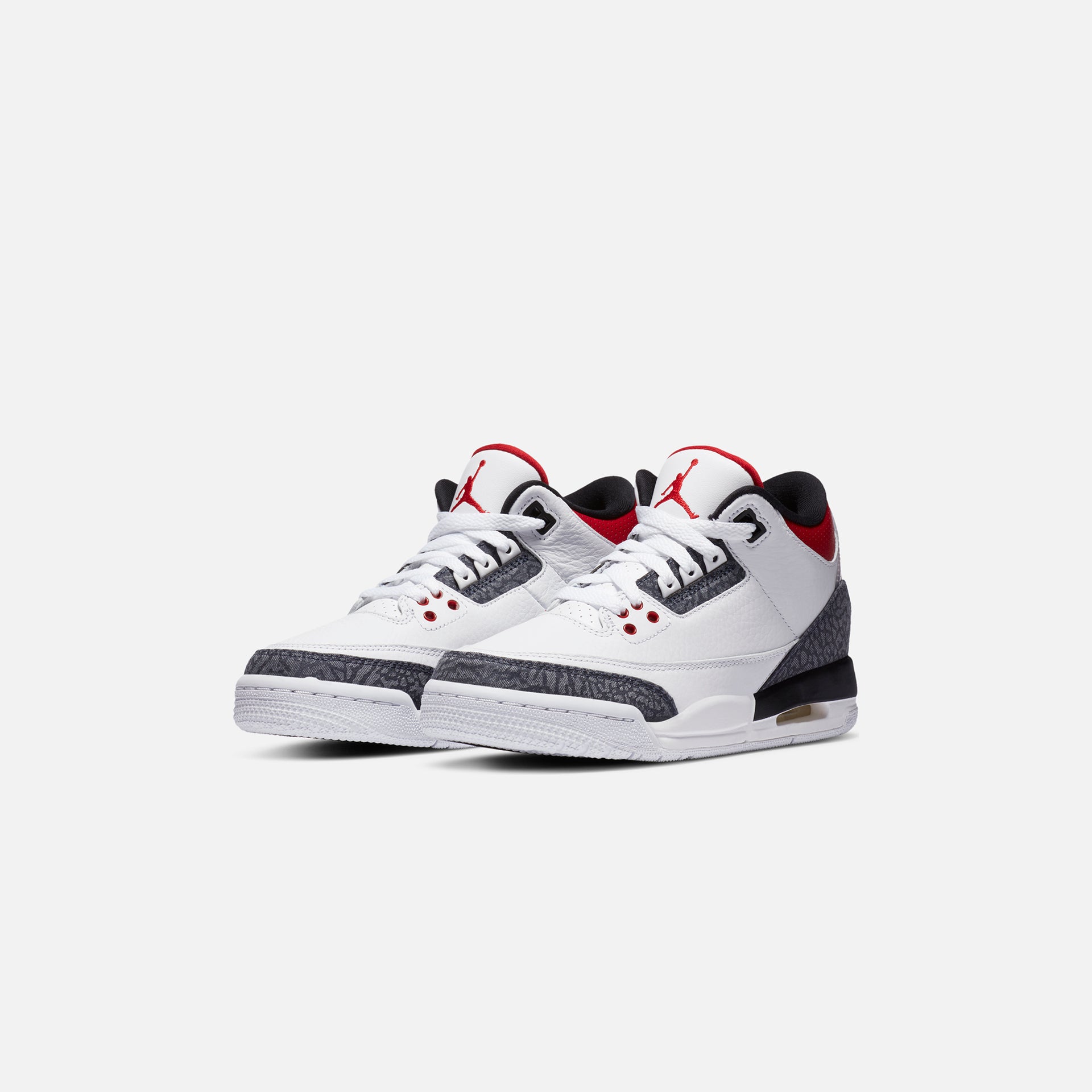 Nike Grade School Air Jordan 3 Retro SE - White / Fire Red / Black