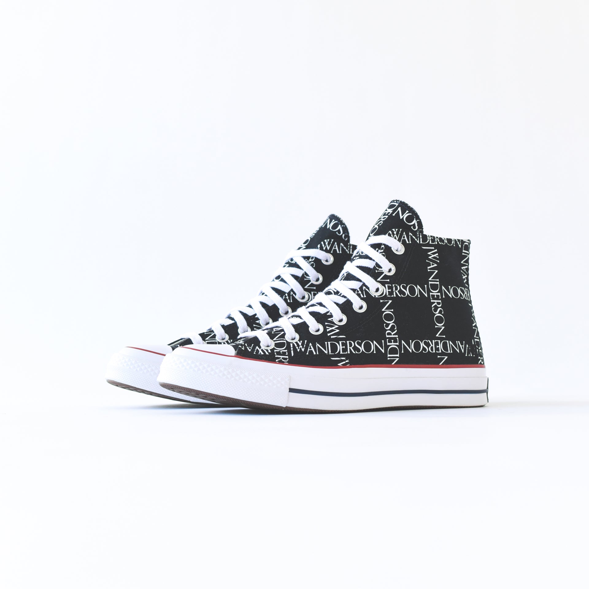 Converse x JW Anderson Chuck 70 High - Black / White / Insignia Red