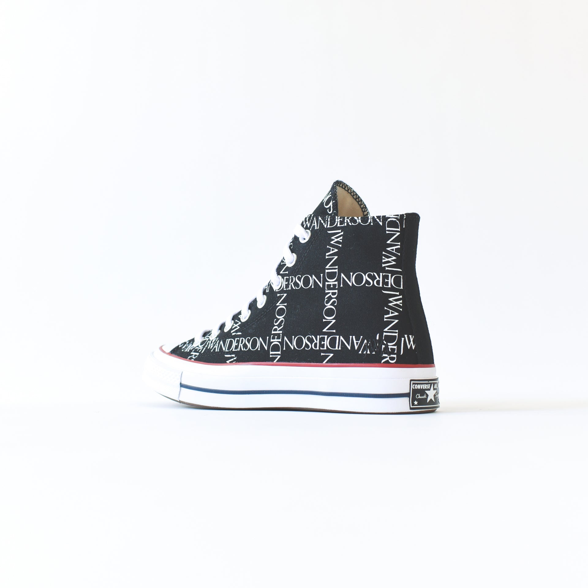Converse x JW Anderson Chuck 70 High - Black / White / Insignia Red