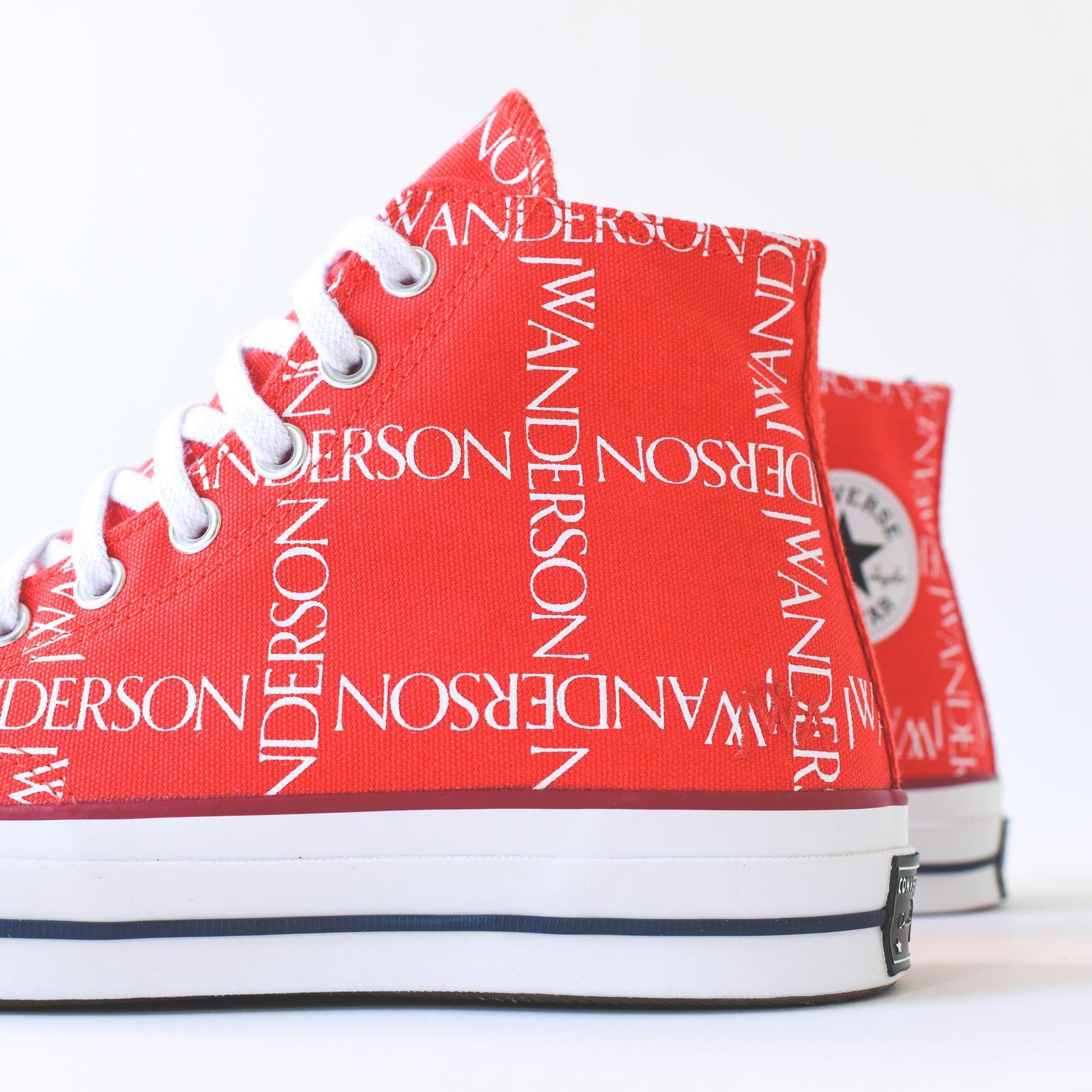 Converse x JW Anderson Chuck 70 High - Flame Scarlet / White