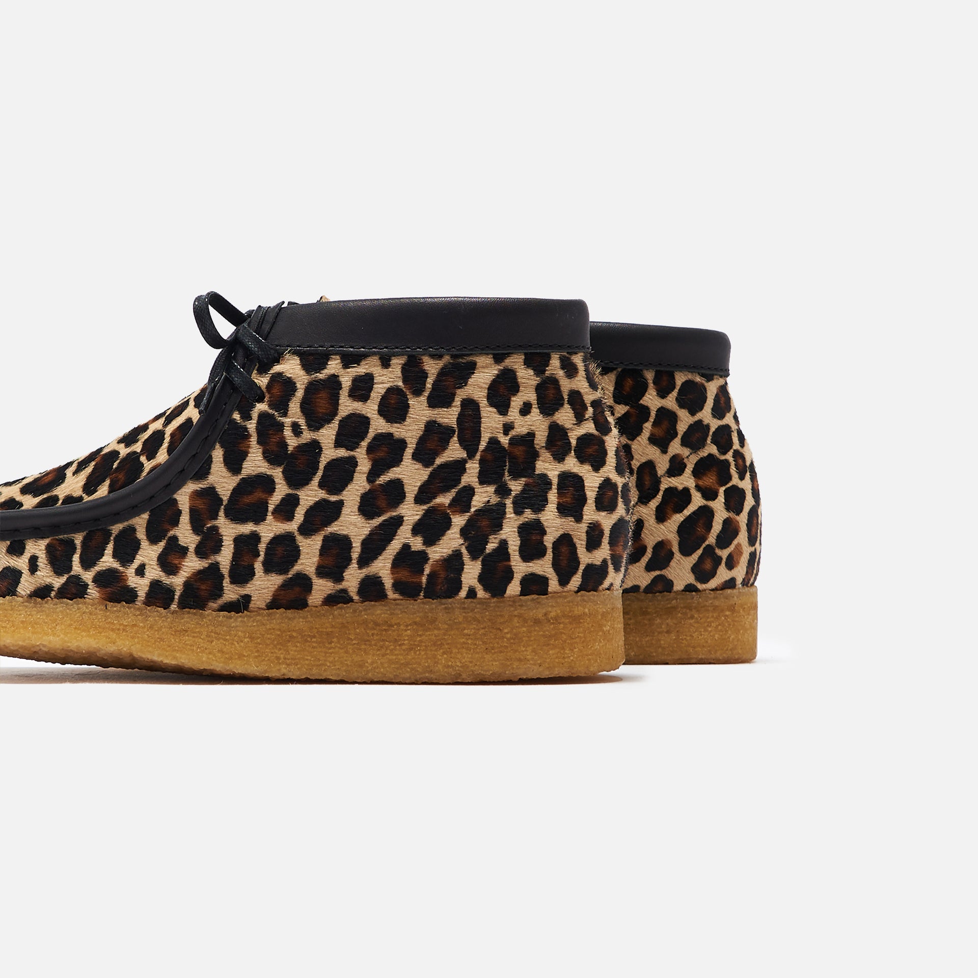 Clarks Wallabee Boot - Leopard Print