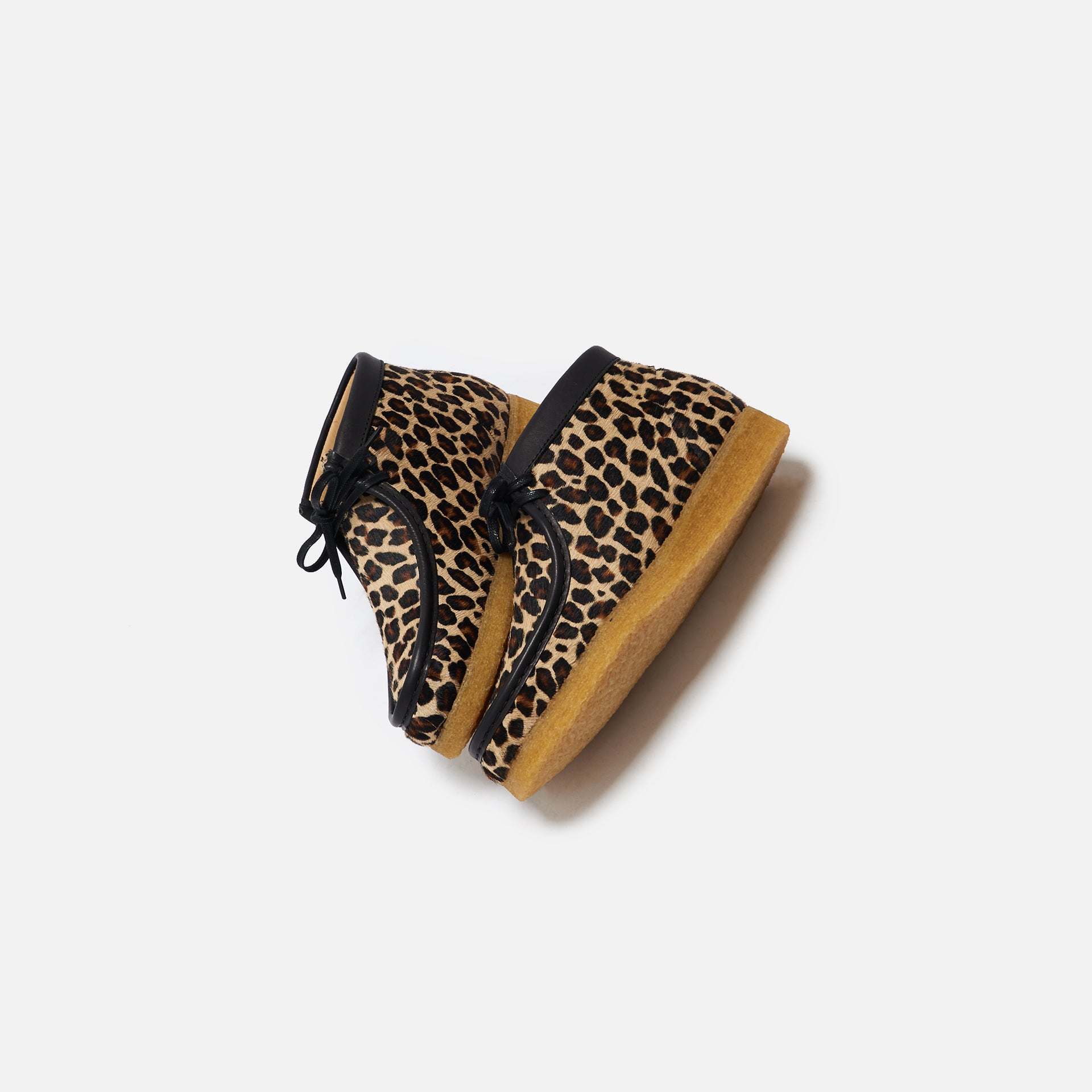 Clarks Wallabee Boot - Leopard Print