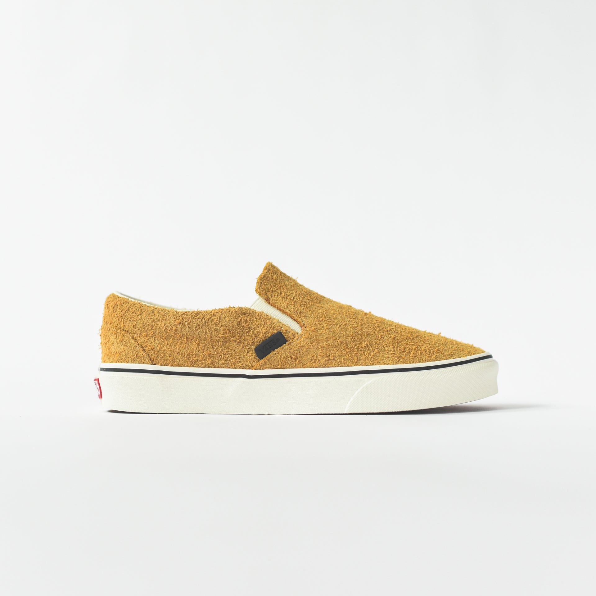 Vans Classic Slip On Hairy Suede - Sunflower / Snow White