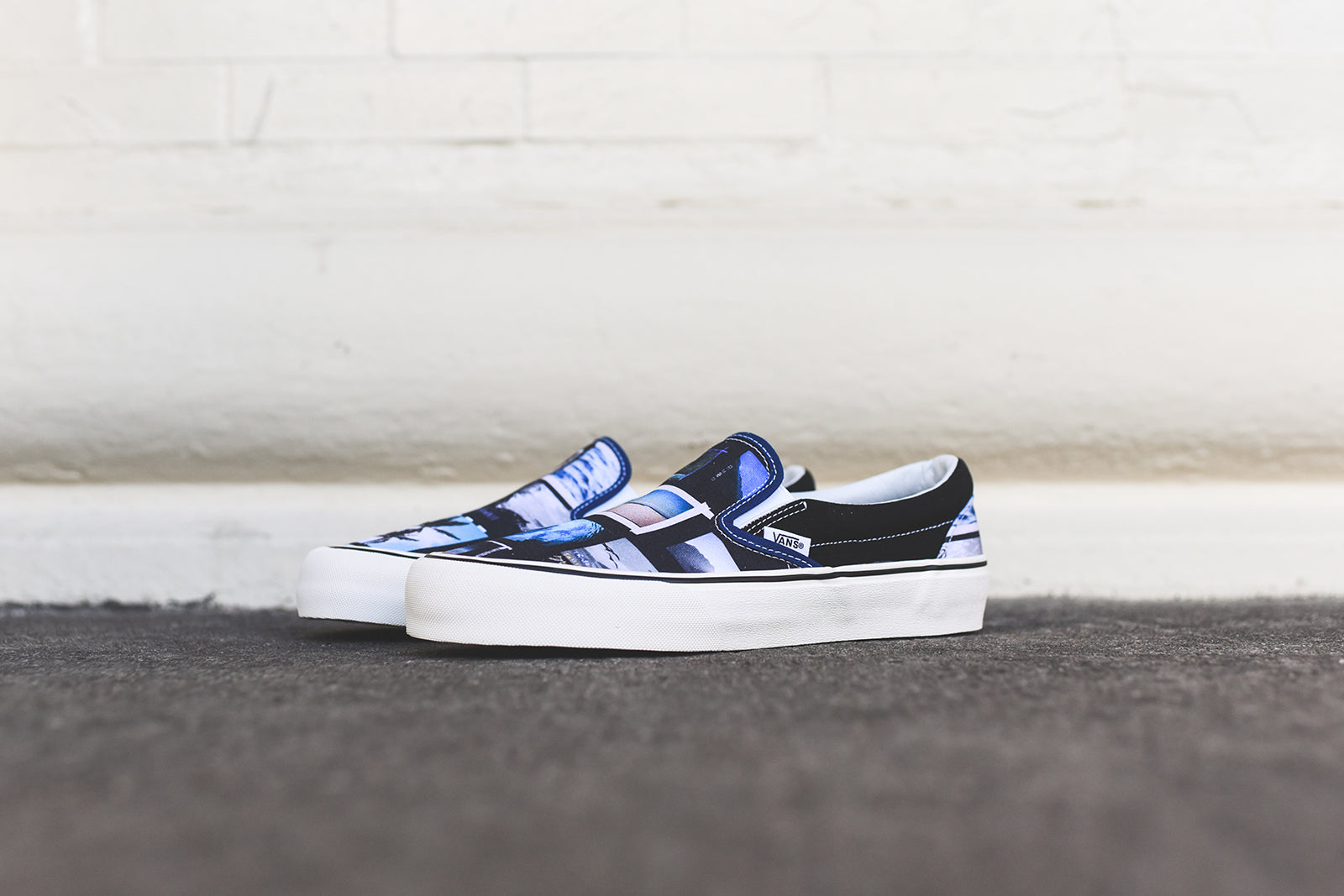 Vans x Daniel Russo Classic Slip-On SF - Black / Blue