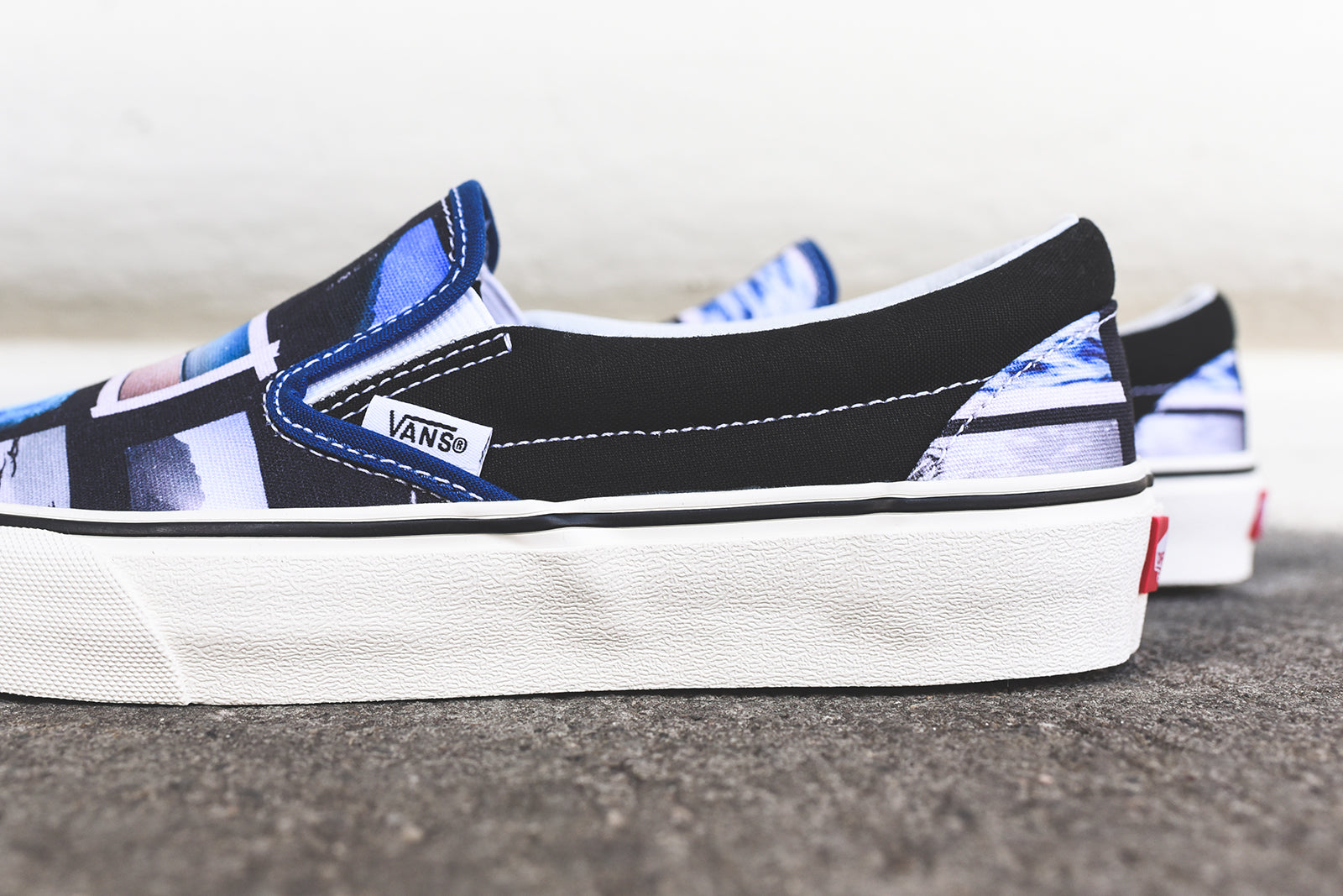Vans x Daniel Russo Classic Slip-On SF - Black / Blue