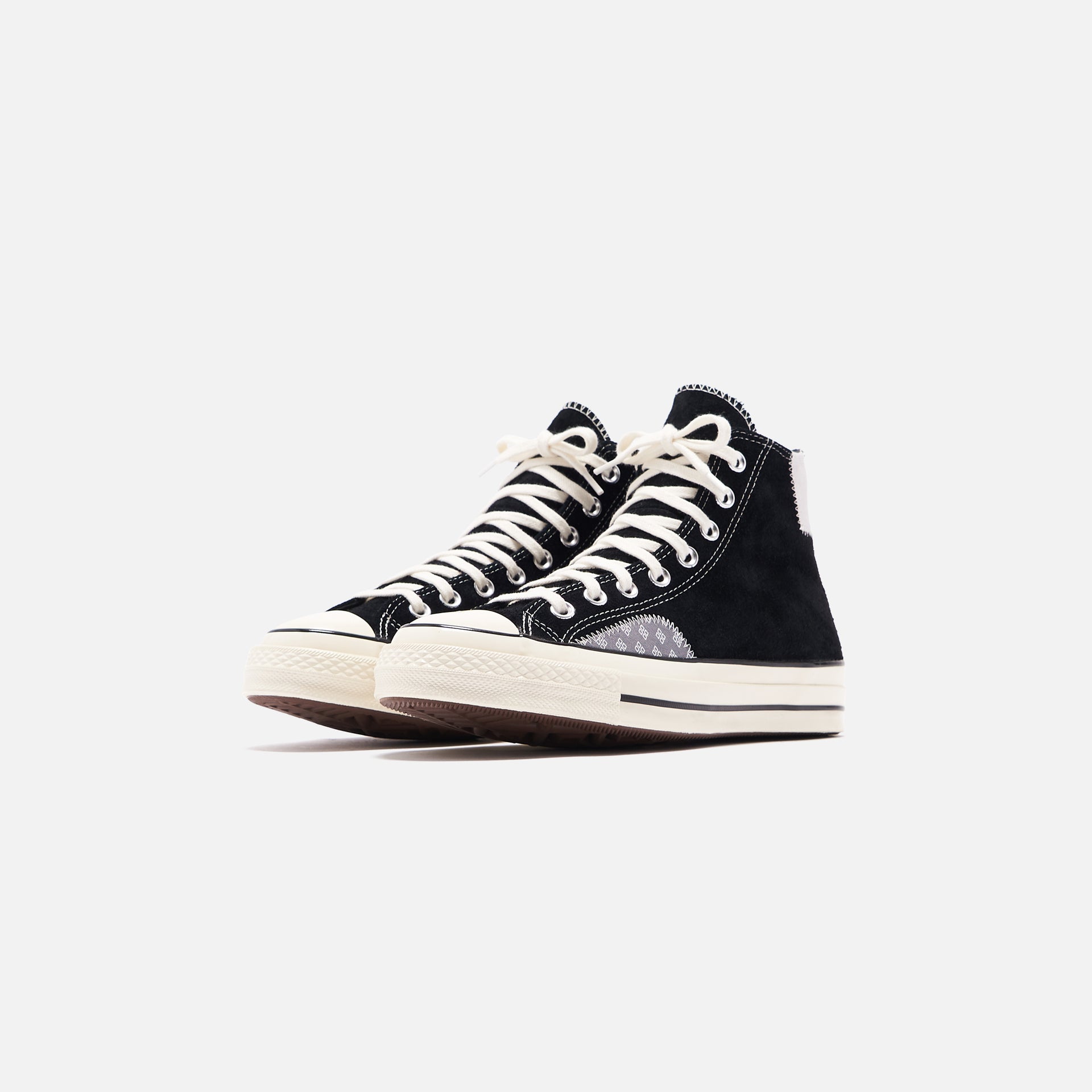 Converse Chuck 70 Twisted Prep Patchwork High - Black / Mouse / Egret