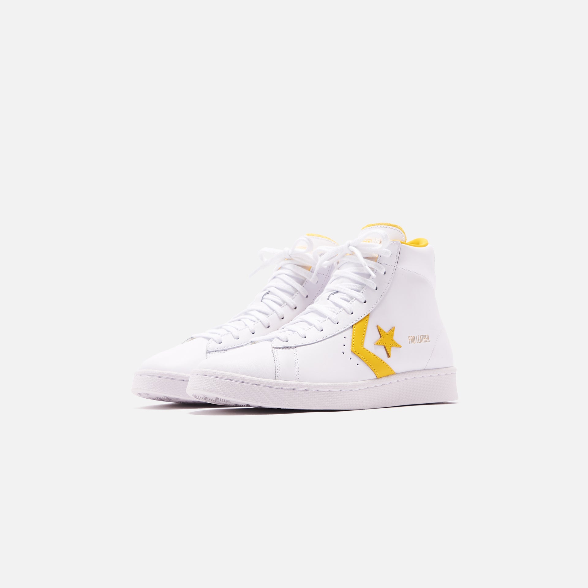 Converse Pro Leather High - White / Amarillo
