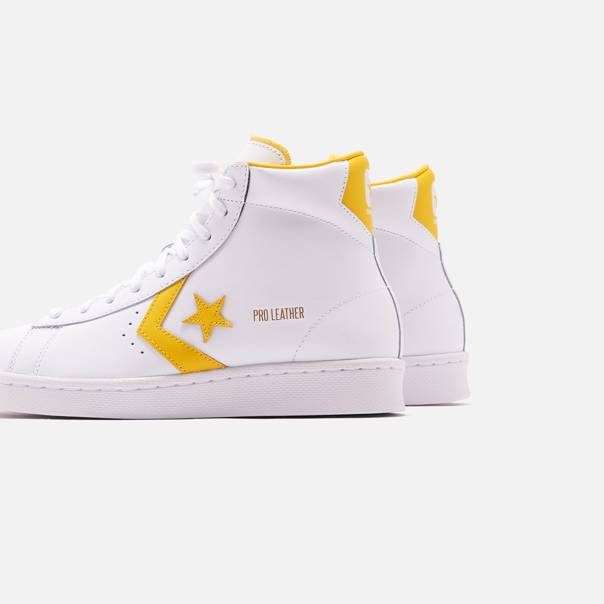 Converse Pro Leather High - White / Amarillo