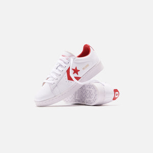 Converse Pro Leather OG Low - White / University Red