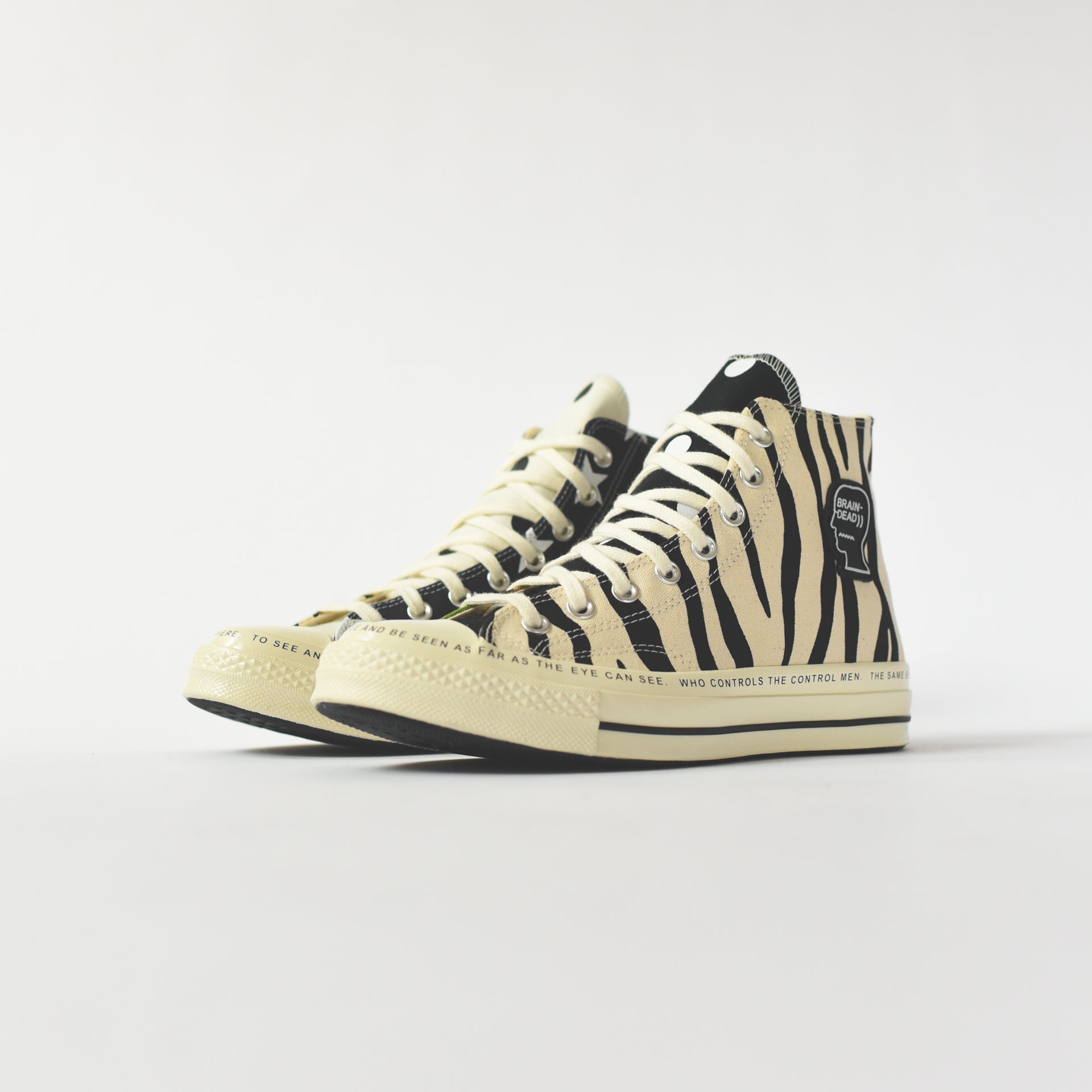 Converse x Brain Dead Chuck 70 High - Egret / Black / Multi