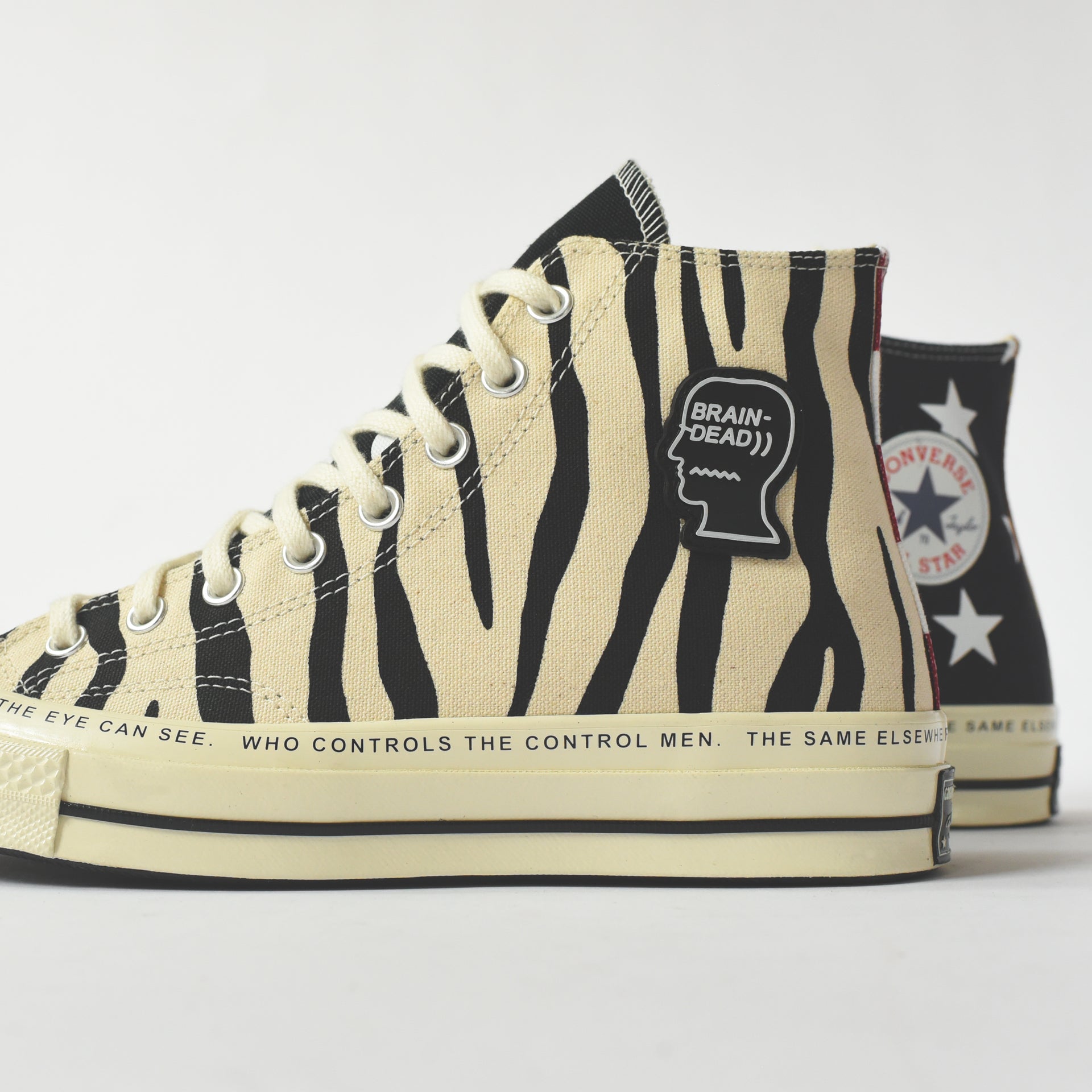 Converse x Brain Dead Chuck 70 High - Egret / Black / Multi