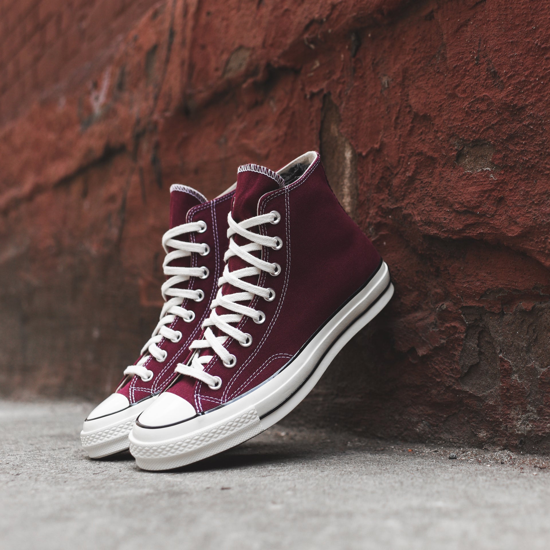 Converse Chuck Taylor 70s High - Burgundy / White