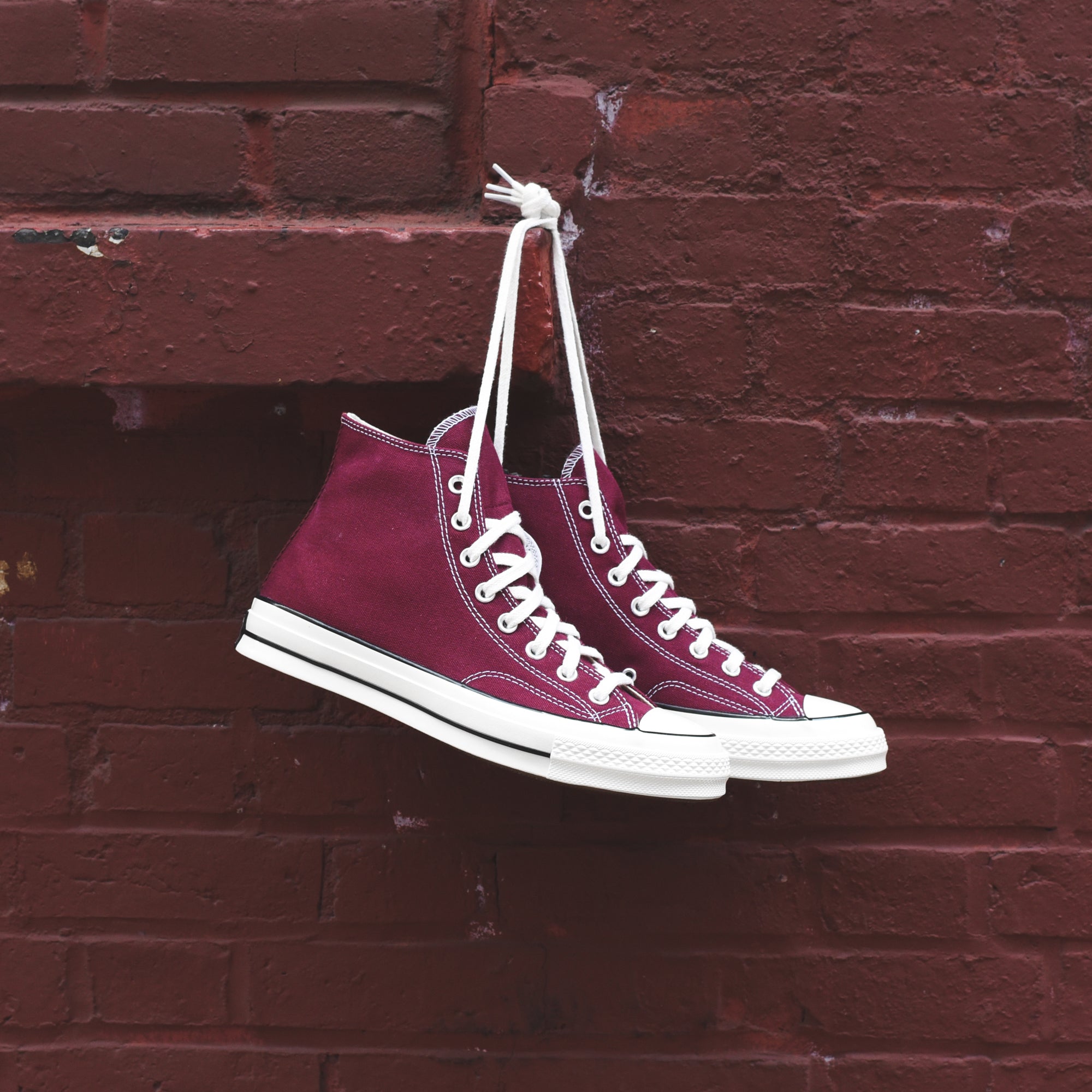 Converse Chuck Taylor 70s High Burgundy White Kith