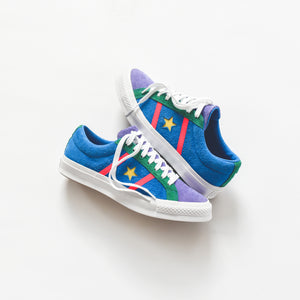 Converse Academy Ox - Totally Blue / Racer Pink / White