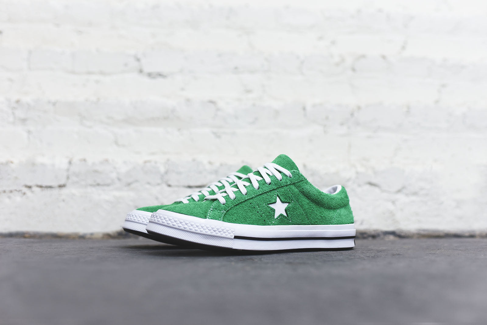 Converse One Star Ox - Green / White / Black