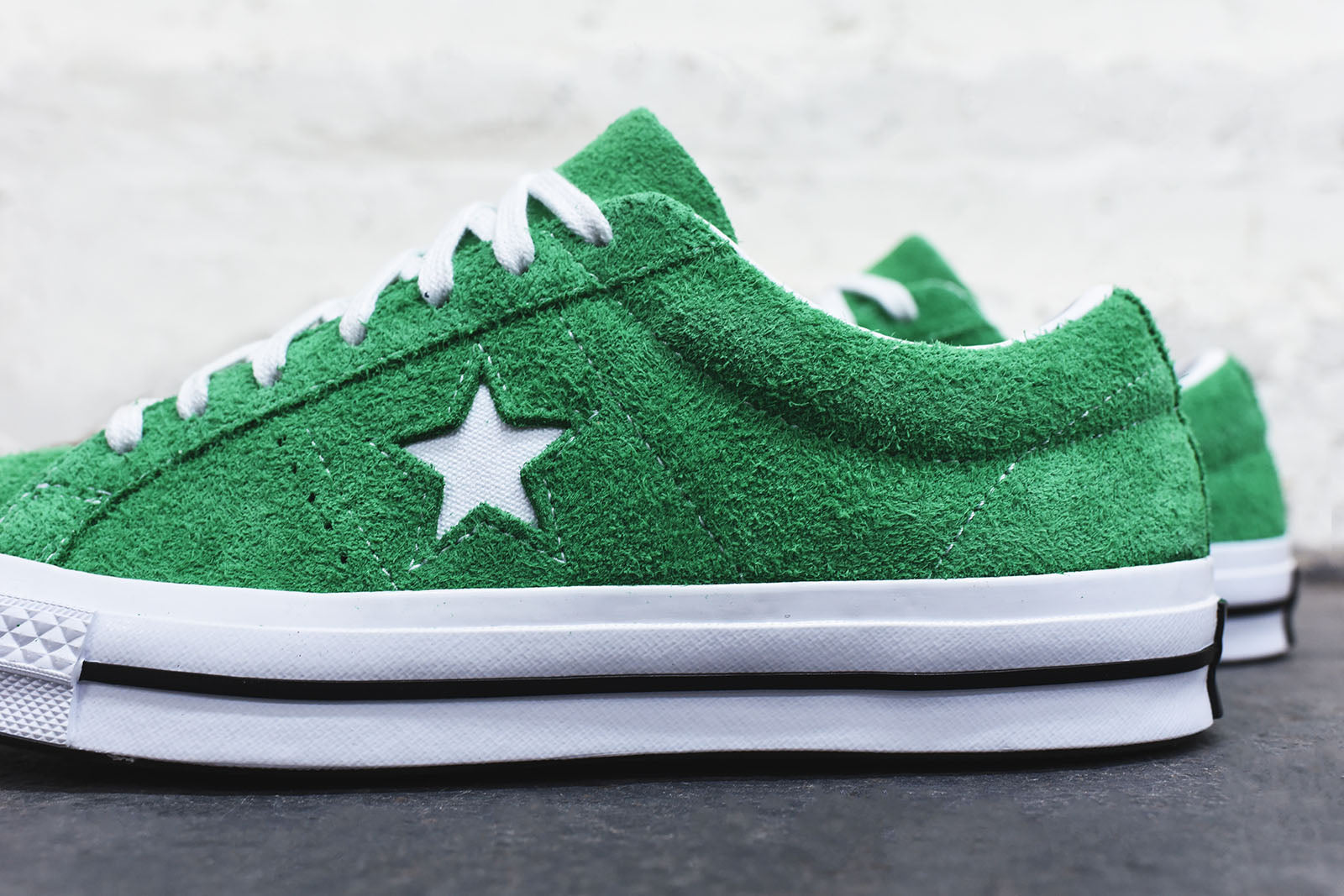 Converse One Star Ox - Green / White / Black