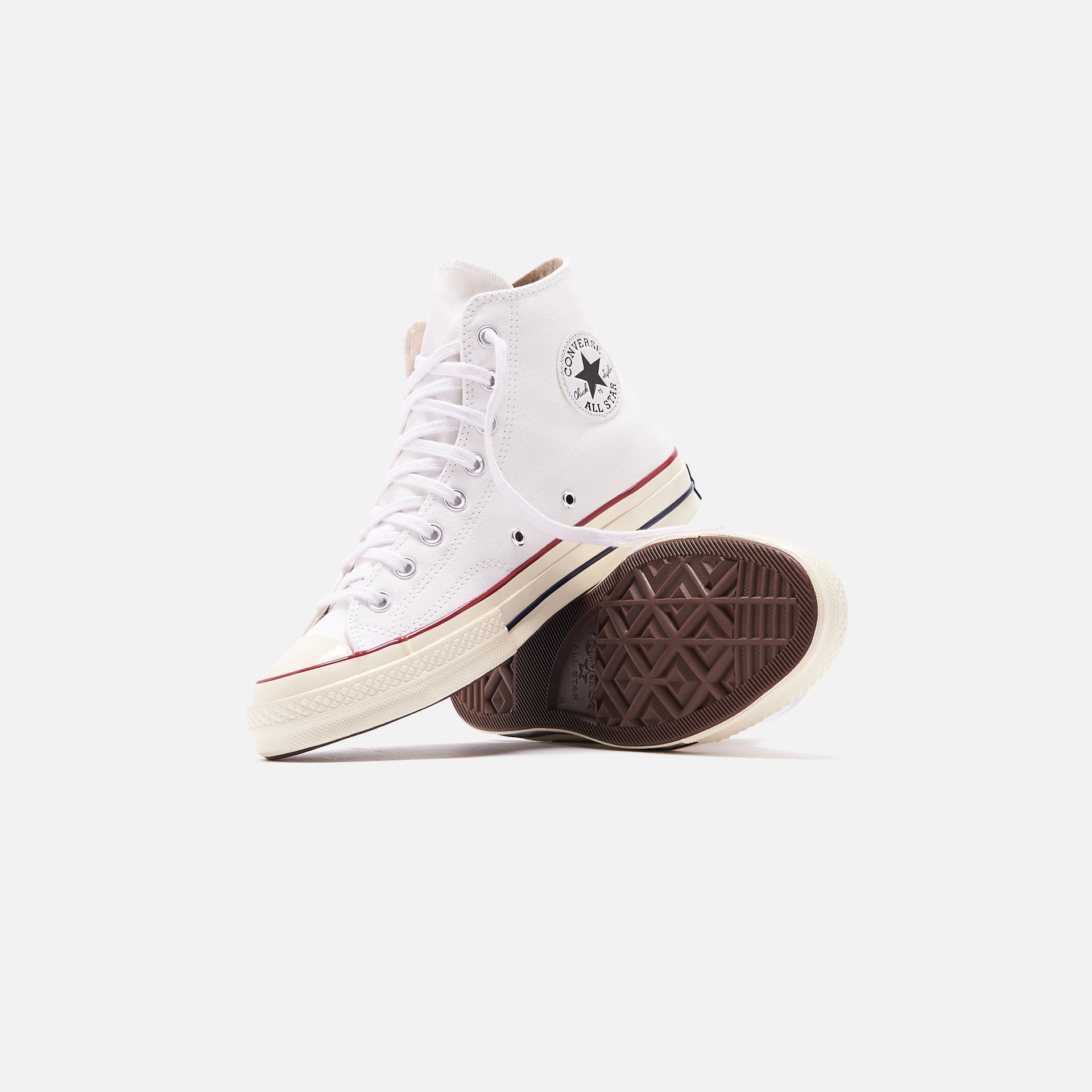 Converse Chuck Taylor '70 High - White / Garnet / Egret
