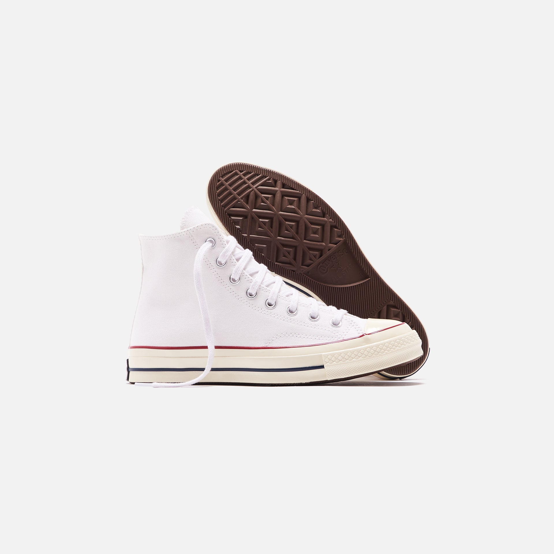 Converse Chuck Taylor '70 High - White / Garnet / Egret