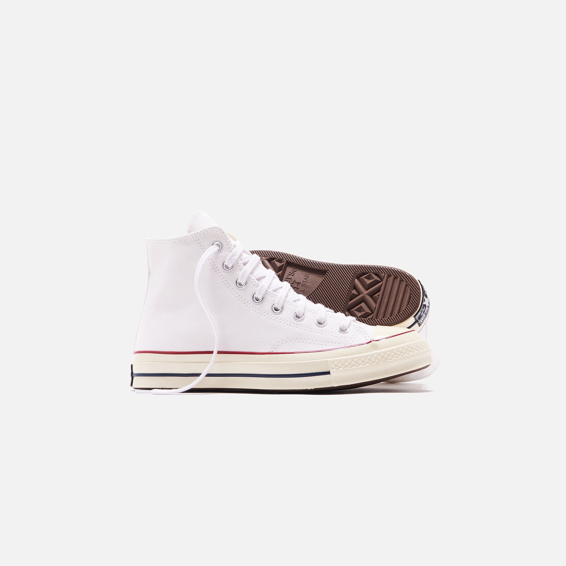 Converse Chuck Taylor '70 High - White / Garnet / Egret