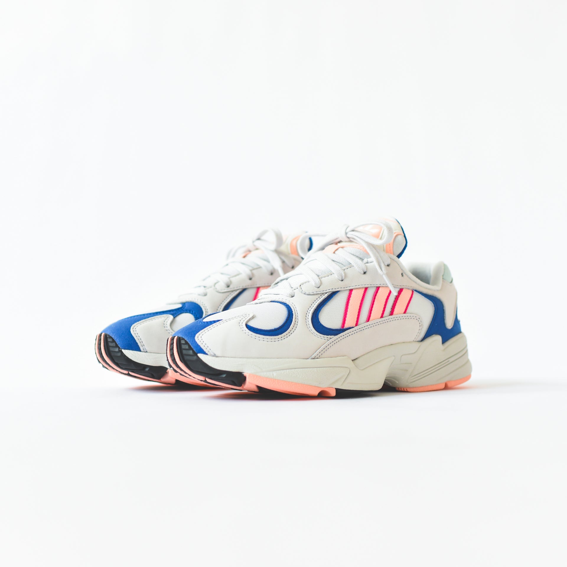 adidas Originals Yung 1 - Crystal White / Clear Orange / Collegiate Royal