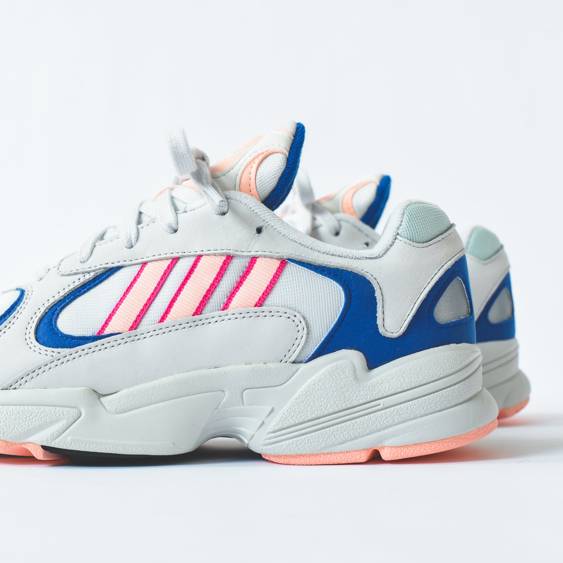adidas Originals Yung 1 - Crystal White / Clear Orange / Collegiate Royal