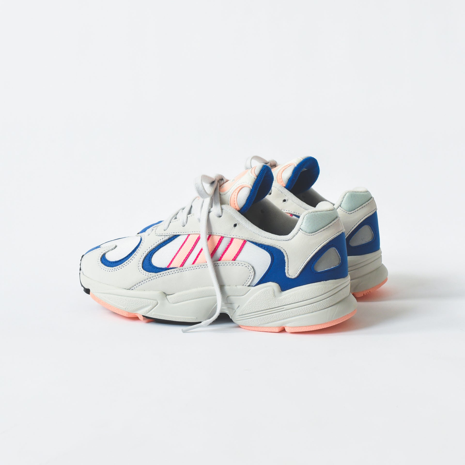 adidas Originals Yung 1 - Crystal White / Clear Orange / Collegiate Royal