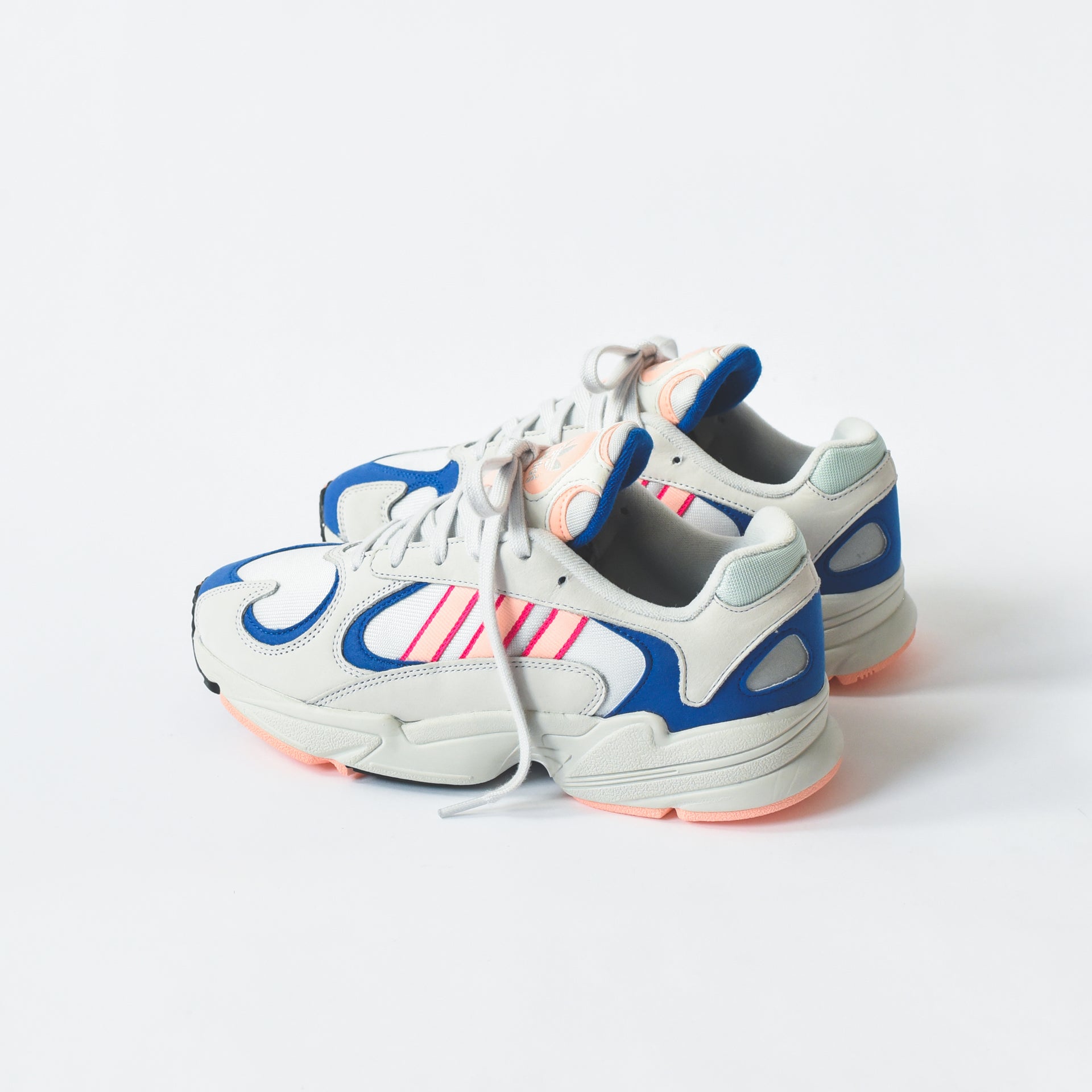 adidas Originals Yung 1 - Crystal White / Clear Orange / Collegiate Royal