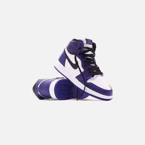 Nike Grade School Air Jordan 1 Retro High OG - Court Purple / Black