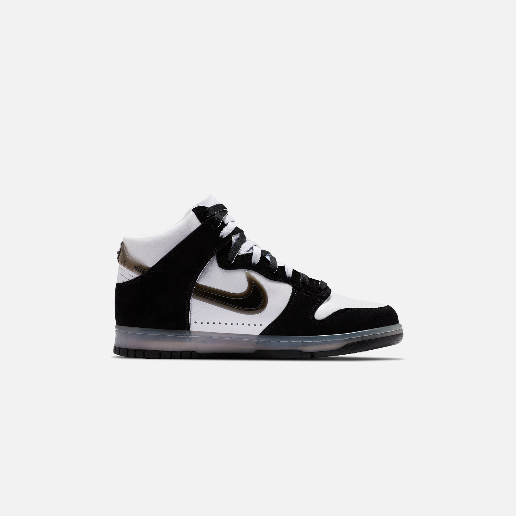 Nike x Slam Jam Dunk High - White / Clear / Black – Kith