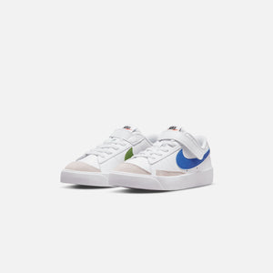 Nike Blazer Low `77 - White / Medium Blue / Chlorophyll / Black