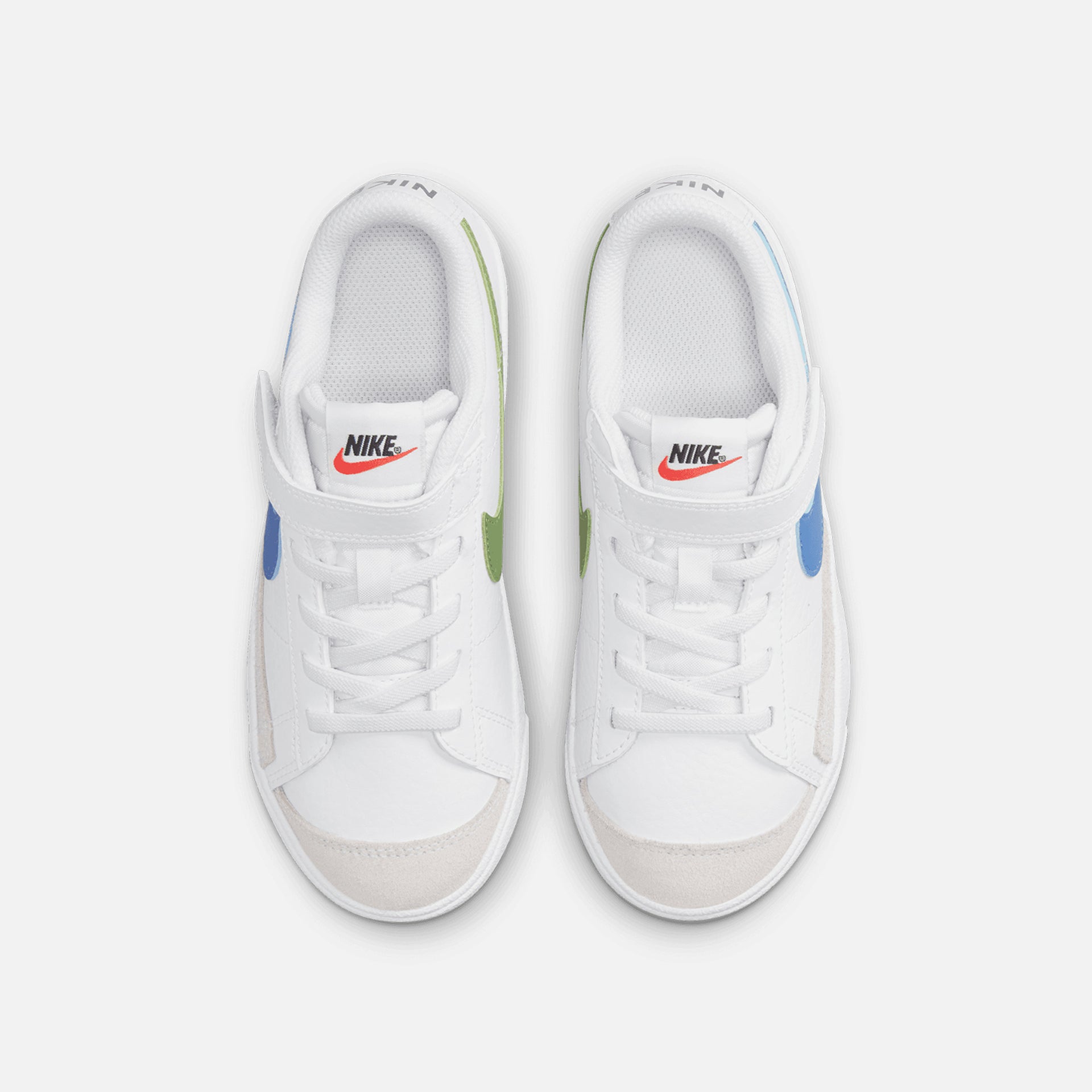 Nike Blazer Low `77 - White / Medium Blue / Chlorophyll / Black