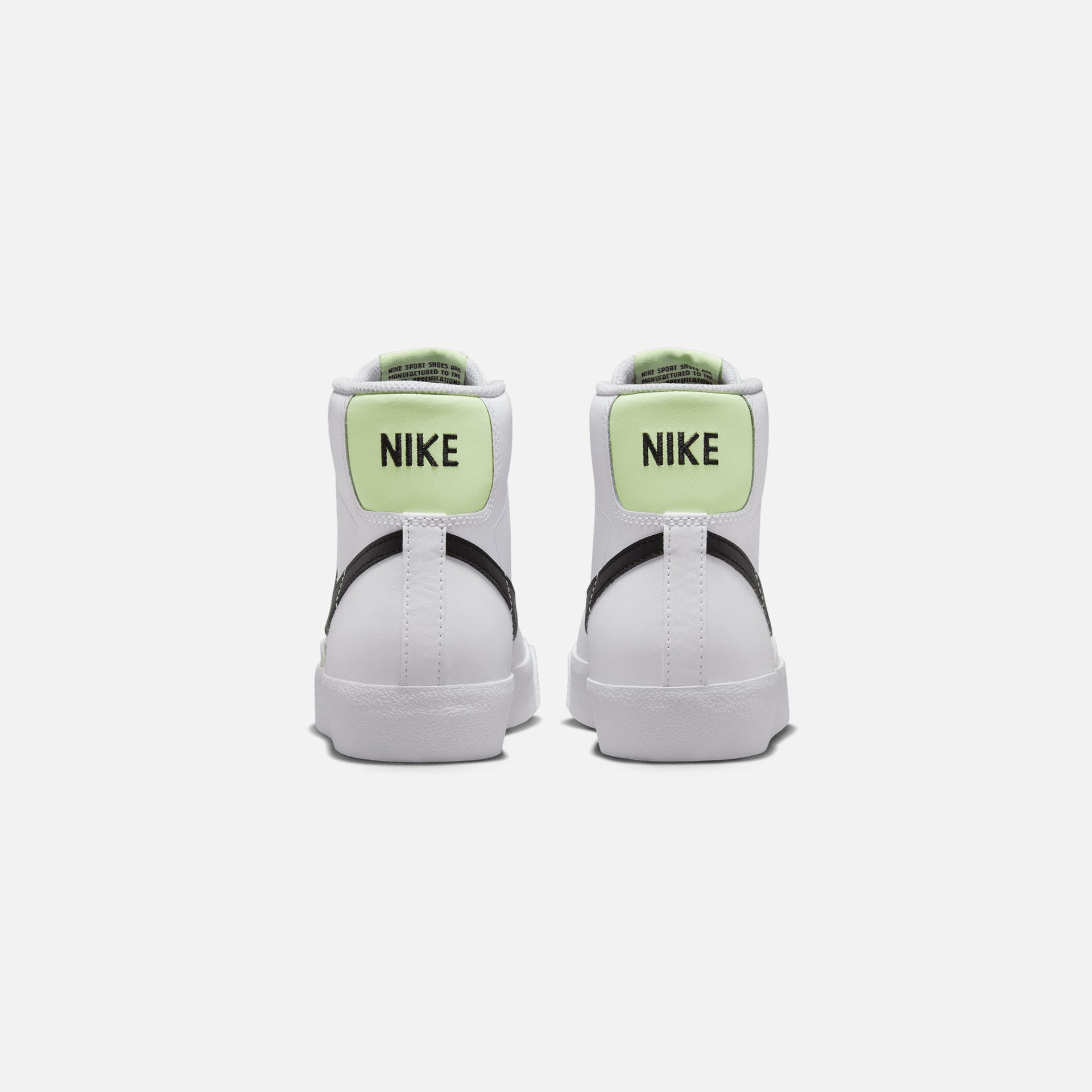 Nike Grade School Blazer Mid `77 - White / Black / Barely Volt